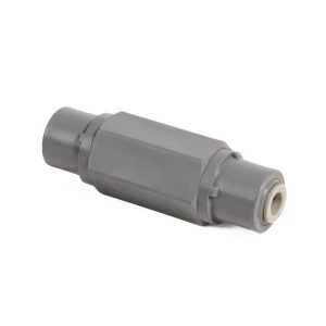 Check valve, 1/4" x 1'4" 5# Quick conn female pvc