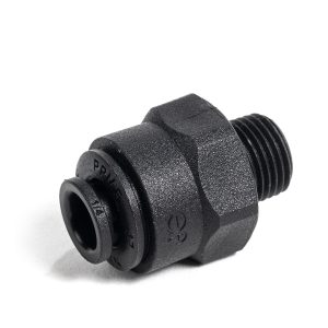 Male connector, 1/4" x 1/8" ppe