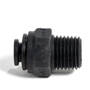 Male connector, 1/4" x 1/4" ppe